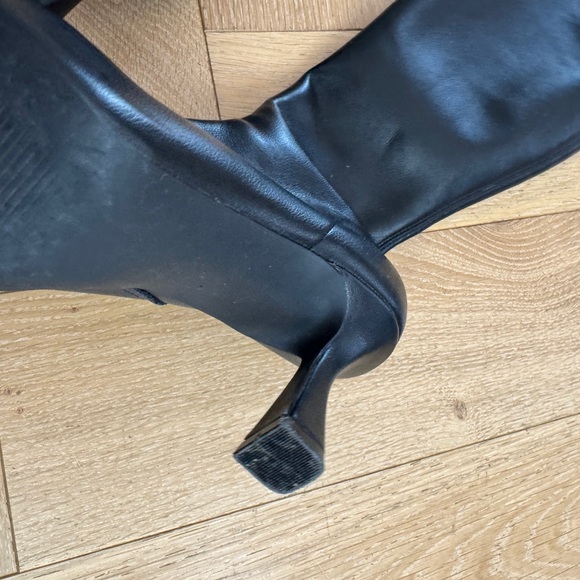 Steve Madden Black Knee-High Women's Boots - Picture 6 of 13